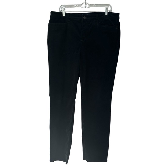 Talbots Simply Flattering Collection Black Straight Leg Pants, Corduroy, size 14 - Picture 2 of 8